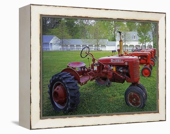Old Tractors, Chippokes Plantation State Park, Virginia, USA-Charles Gurche-Framed Premier Image Canvas