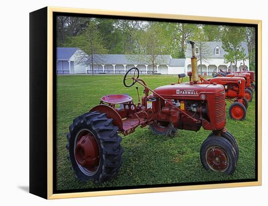 Old Tractors, Chippokes Plantation State Park, Virginia, USA-Charles Gurche-Framed Premier Image Canvas