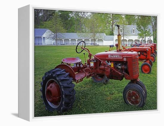 Old Tractors, Chippokes Plantation State Park, Virginia, USA-Charles Gurche-Framed Premier Image Canvas