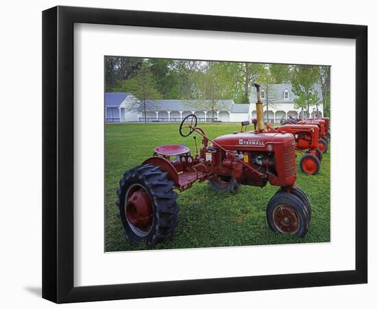 Old Tractors, Chippokes Plantation State Park, Virginia, USA-Charles Gurche-Framed Photographic Print