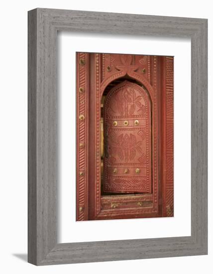 Old Traditional Door, Wadi Bani Khalid, Oman, Middle East-Angelo Cavalli-Framed Photographic Print