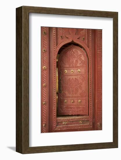 Old Traditional Door, Wadi Bani Khalid, Oman, Middle East-Angelo Cavalli-Framed Photographic Print