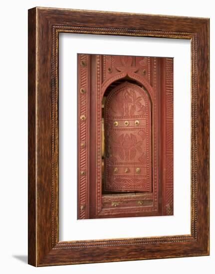 Old Traditional Door, Wadi Bani Khalid, Oman, Middle East-Angelo Cavalli-Framed Photographic Print