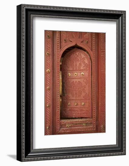 Old Traditional Door, Wadi Bani Khalid, Oman, Middle East-Angelo Cavalli-Framed Photographic Print