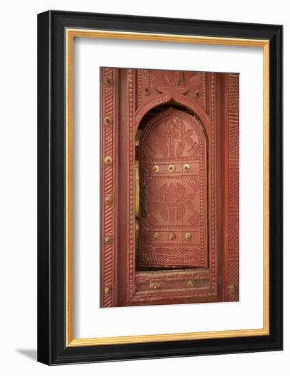 Old Traditional Door, Wadi Bani Khalid, Oman, Middle East-Angelo Cavalli-Framed Photographic Print