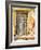 Old Traditional Greek Doors - Artwork In Painting Style-Maugli-l-Framed Art Print