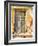 Old Traditional Greek Doors - Artwork In Painting Style-Maugli-l-Framed Art Print