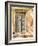 Old Traditional Greek Doors - Artwork In Painting Style-Maugli-l-Framed Art Print