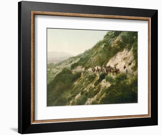 Old Trail to Mount Wilson, Pasadena, California, 1900-American School-Framed Giclee Print