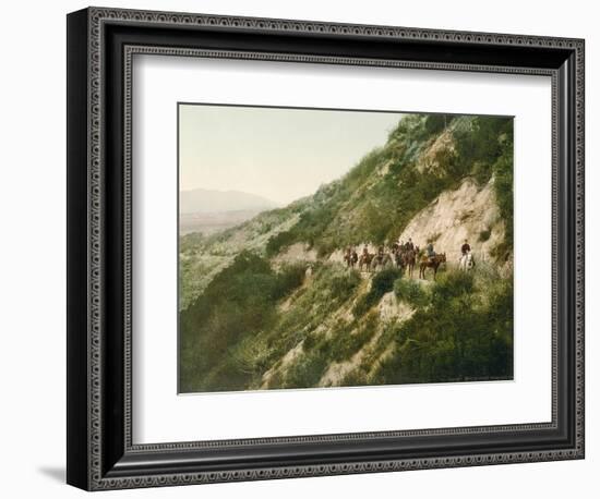 Old Trail to Mount Wilson, Pasadena, California, 1900-American School-Framed Giclee Print