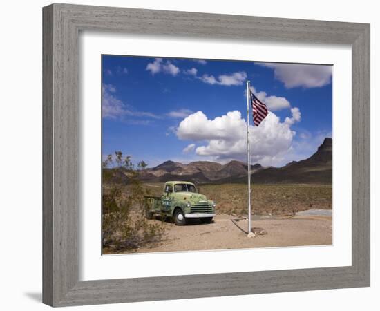 Old Truck, Historic Cool Springs Gas Station, Route 66, Arizona, USA-Richard Cummins-Framed Photographic Print