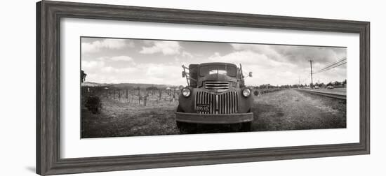 Old Truck in a Field, Napa Valley, California, USA-null-Framed Photographic Print