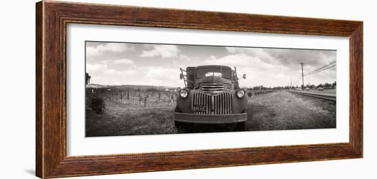 Old Truck in a Field, Napa Valley, California, USA-null-Framed Photographic Print