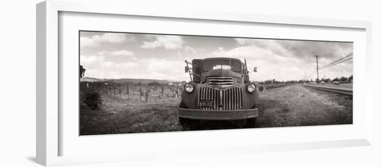 Old Truck in a Field, Napa Valley, California, USA-null-Framed Photographic Print