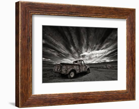 Old Truck (Mono)-Þorsteinn H. Ingibergsson-Framed Photographic Print