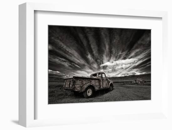 Old Truck (Mono)-Þorsteinn H. Ingibergsson-Framed Photographic Print