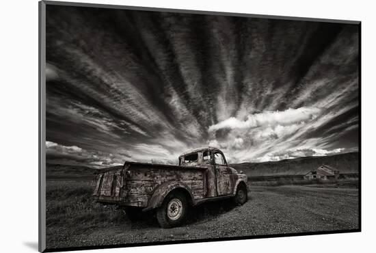 Old Truck (Mono)-Þorsteinn H. Ingibergsson-Mounted Photographic Print