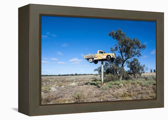 Old Truck on a Huge Pole-Michael Runkel-Framed Premier Image Canvas