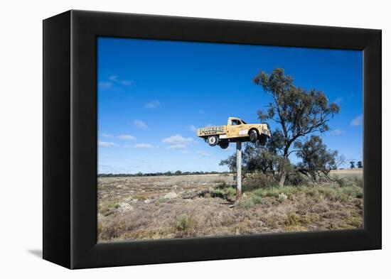 Old Truck on a Huge Pole-Michael Runkel-Framed Premier Image Canvas