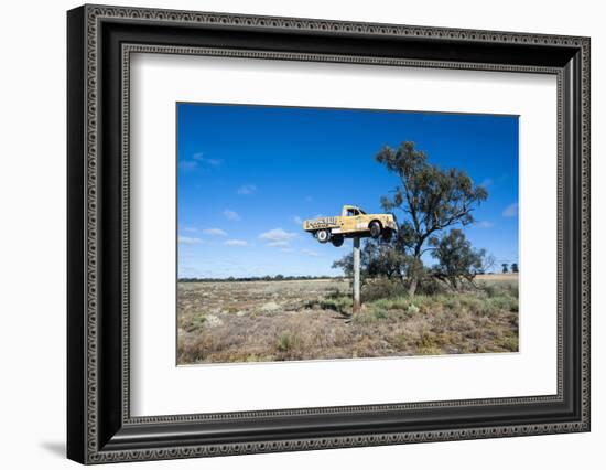 Old Truck on a Huge Pole-Michael Runkel-Framed Photographic Print