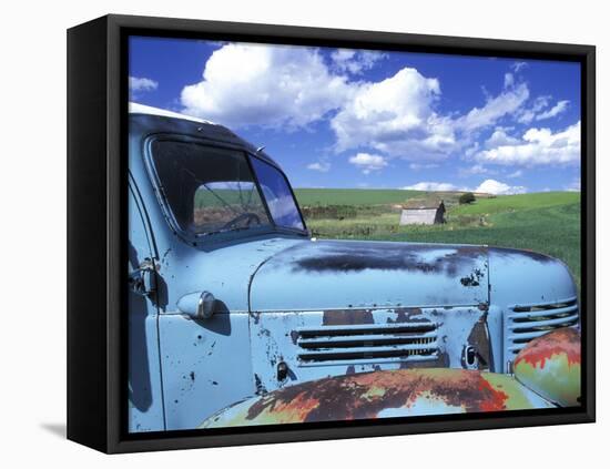 Old Truck, Palouse Region, near Pullman, Washington, USA-Darrell Gulin-Framed Premier Image Canvas