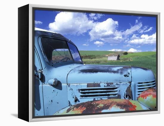 Old Truck, Palouse Region, near Pullman, Washington, USA-Darrell Gulin-Framed Premier Image Canvas