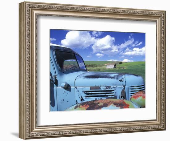 Old Truck, Palouse Region, near Pullman, Washington, USA-Darrell Gulin-Framed Photographic Print