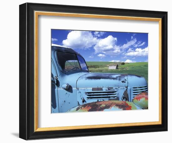 Old Truck, Palouse Region, near Pullman, Washington, USA-Darrell Gulin-Framed Photographic Print