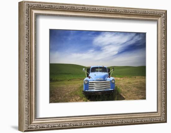 Old Truck Palouse-Jason Savage-Framed Art Print