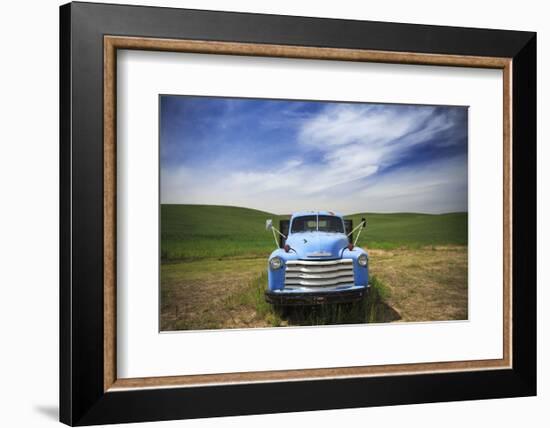 Old Truck Palouse-Jason Savage-Framed Art Print