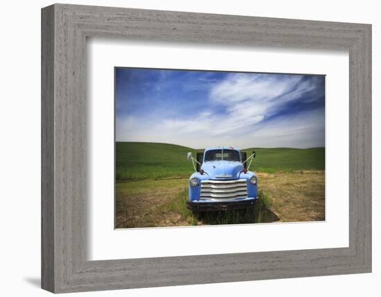 Old Truck Palouse-Jason Savage-Framed Art Print