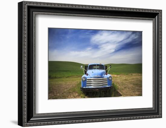 Old Truck Palouse-Jason Savage-Framed Art Print