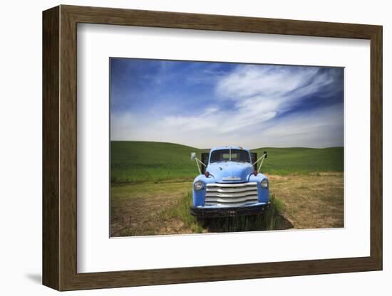 Old Truck Palouse-Jason Savage-Framed Art Print