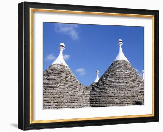 Old Trulli Houses with Stone Domed Roof, Alberobello, Unesco World Heritage Site, Puglia, Italy-R H Productions-Framed Photographic Print