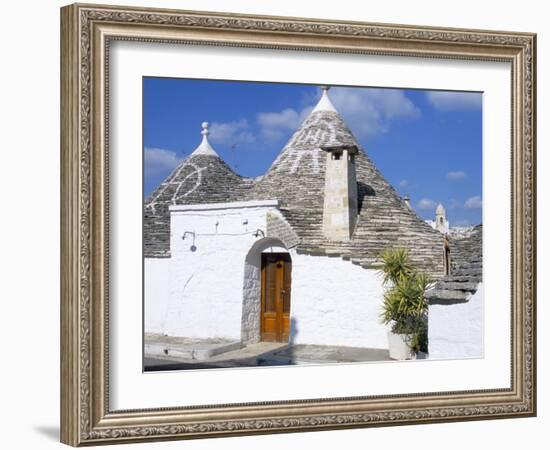 Old Trulli Houses with Stone Domed Roof, Alberobello, Unesco World Heritage Site, Puglia, Italy-R H Productions-Framed Photographic Print