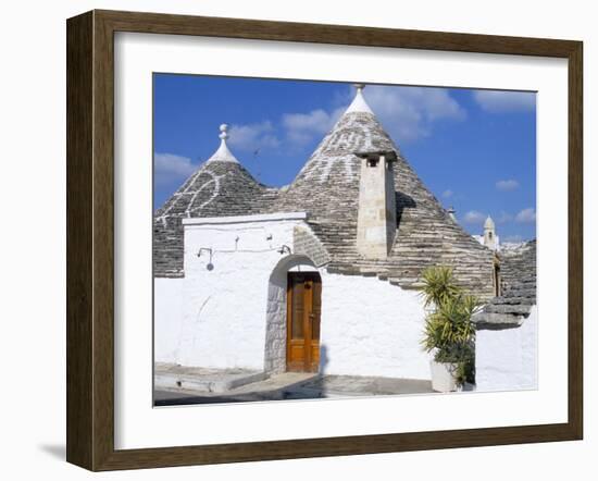 Old Trulli Houses with Stone Domed Roof, Alberobello, Unesco World Heritage Site, Puglia, Italy-R H Productions-Framed Photographic Print