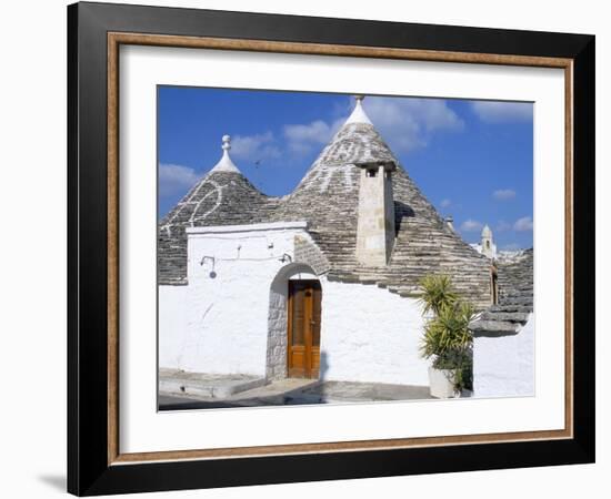 Old Trulli Houses with Stone Domed Roof, Alberobello, Unesco World Heritage Site, Puglia, Italy-R H Productions-Framed Photographic Print