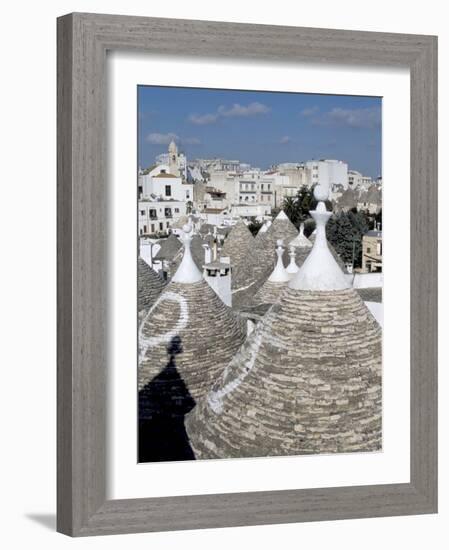 Old Trulli Houses with Stone Domed Roof, Alberobello, Unesco World Heritage Site, Puglia, Italy-R H Productions-Framed Photographic Print