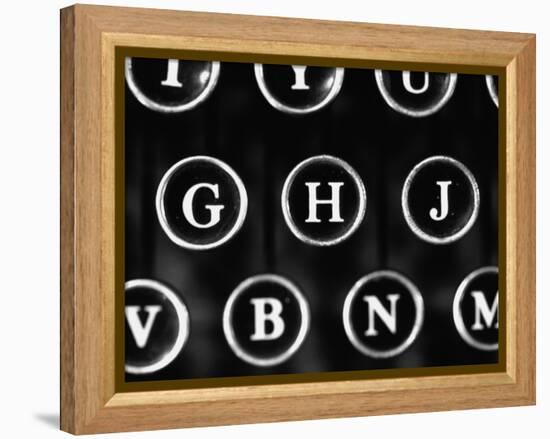 Old Typewriter Keys-Henry Horenstein-Framed Premier Image Canvas