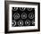 Old Typewriter Keys-Henry Horenstein-Framed Photographic Print