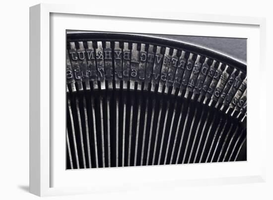 Old Typewriter Type-Steve Collender-Framed Art Print