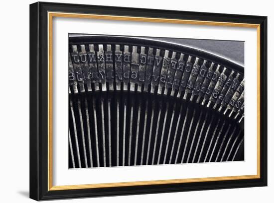 Old Typewriter Type-Steve Collender-Framed Art Print