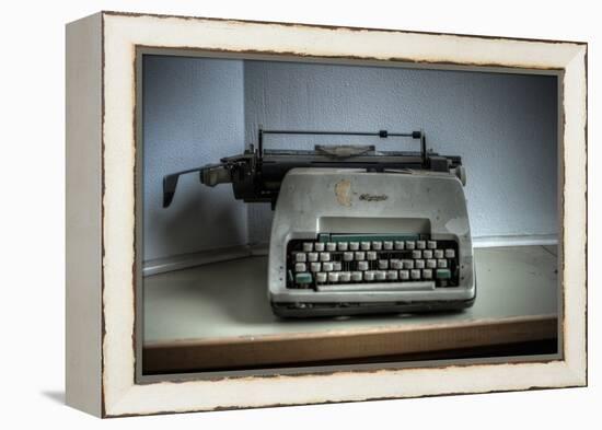 Old Typewriter-Nathan Wright-Framed Premier Image Canvas