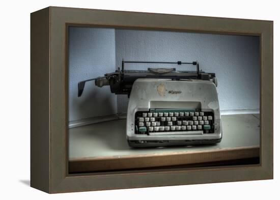 Old Typewriter-Nathan Wright-Framed Premier Image Canvas