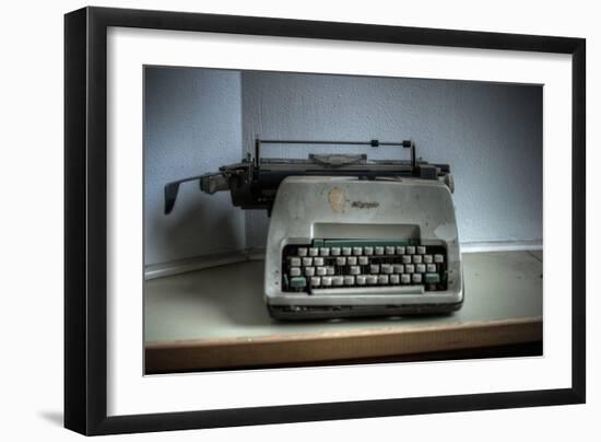 Old Typewriter-Nathan Wright-Framed Photographic Print