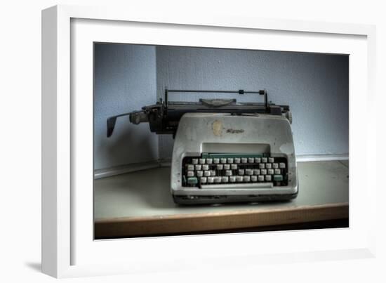 Old Typewriter-Nathan Wright-Framed Photographic Print