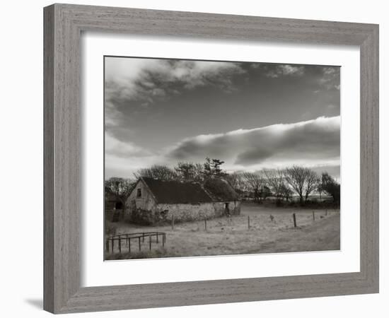 Old Unused Farm Near Ballyvooney, the Copper Coast, County Waterford, Ireland-null-Framed Photographic Print