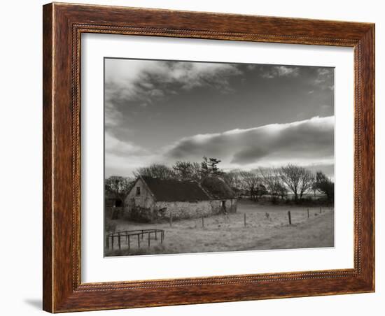 Old Unused Farm Near Ballyvooney, the Copper Coast, County Waterford, Ireland-null-Framed Photographic Print