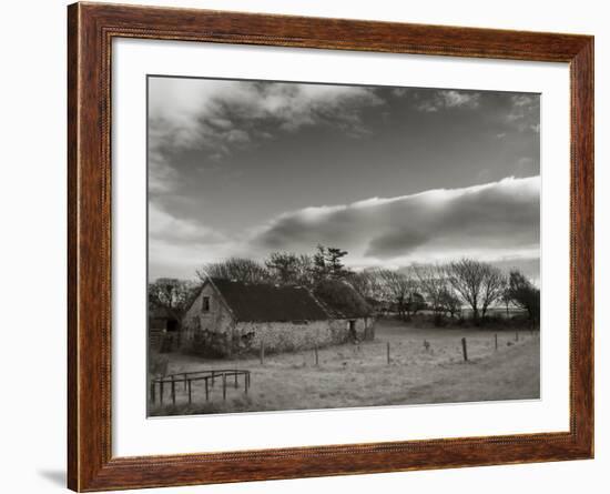 Old Unused Farm Near Ballyvooney, the Copper Coast, County Waterford, Ireland-null-Framed Photographic Print