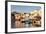 Old Venetian Harbour, Taverns on Seaside, Rethymno (Rethymnon)-Markus Lange-Framed Photographic Print